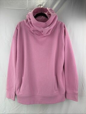 ZYIA Active Women’s Size Large Pink Oh So Soft Hoodie With Pockets & Thumbholes